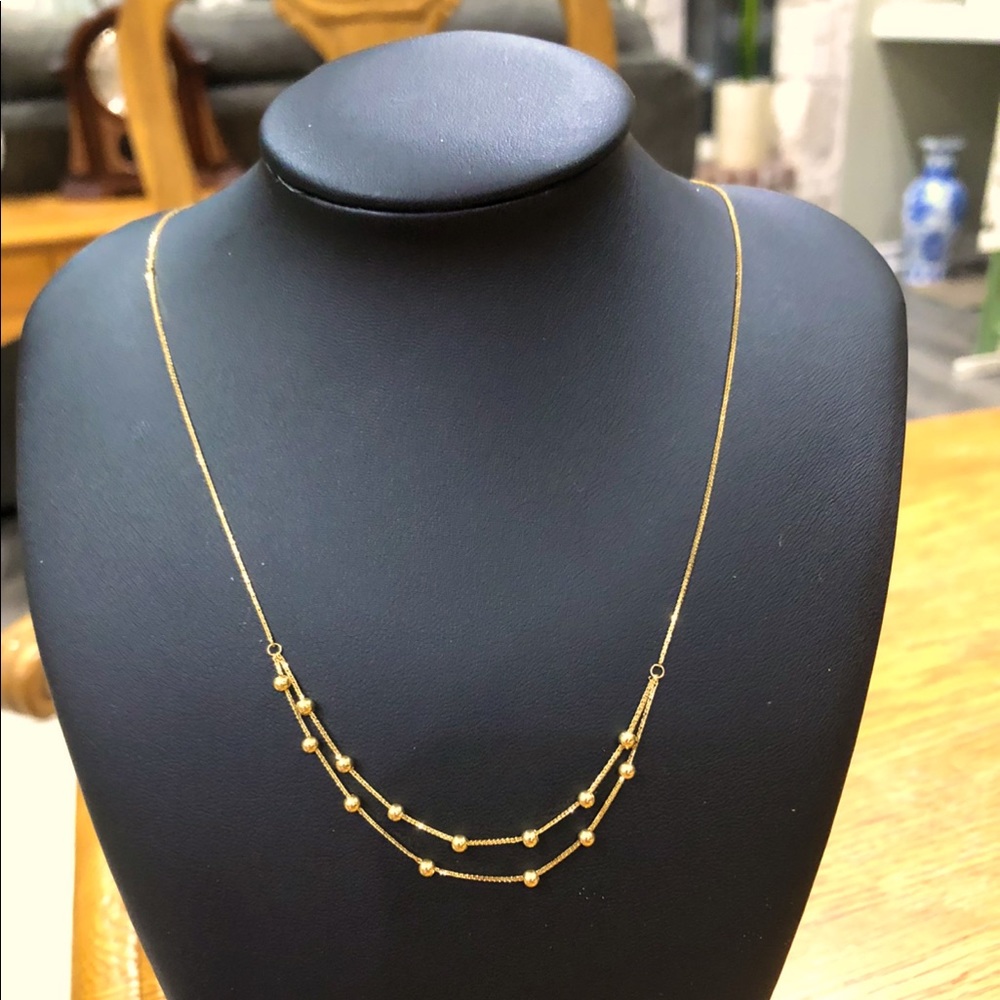 18K Solid Gold Necklace